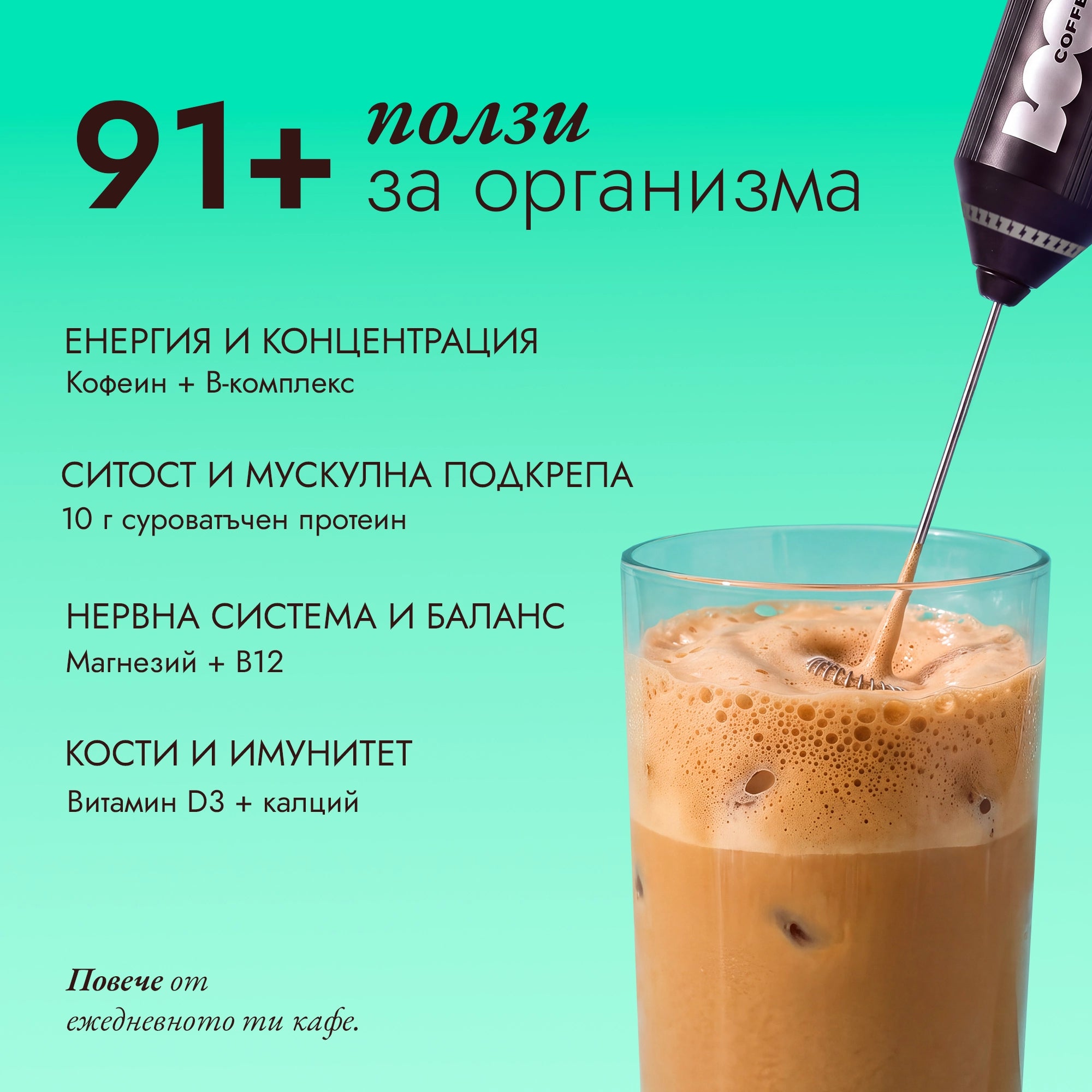 Boom Протеиново кафе ползи