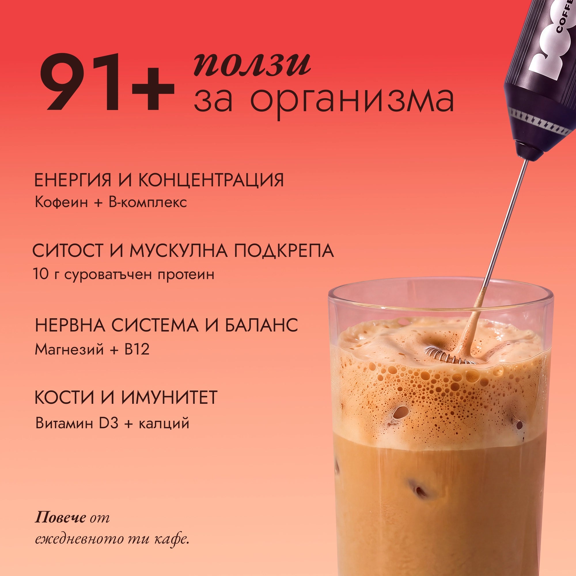 Boom Протеиново кафе ползи
