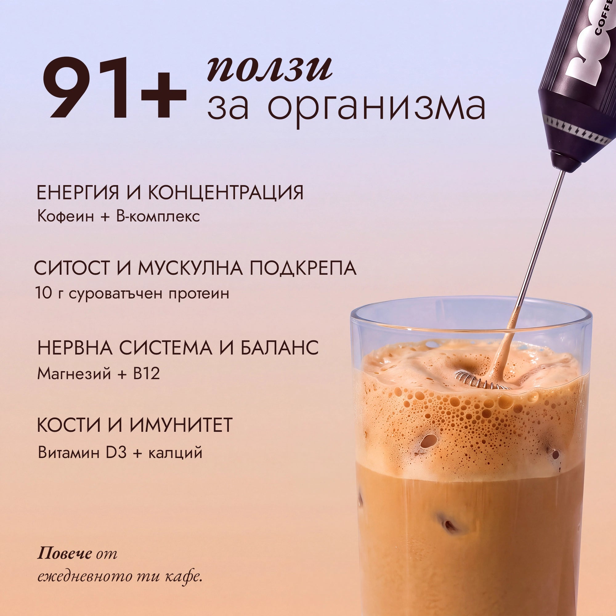 Boom Протеиново кафе ползи
